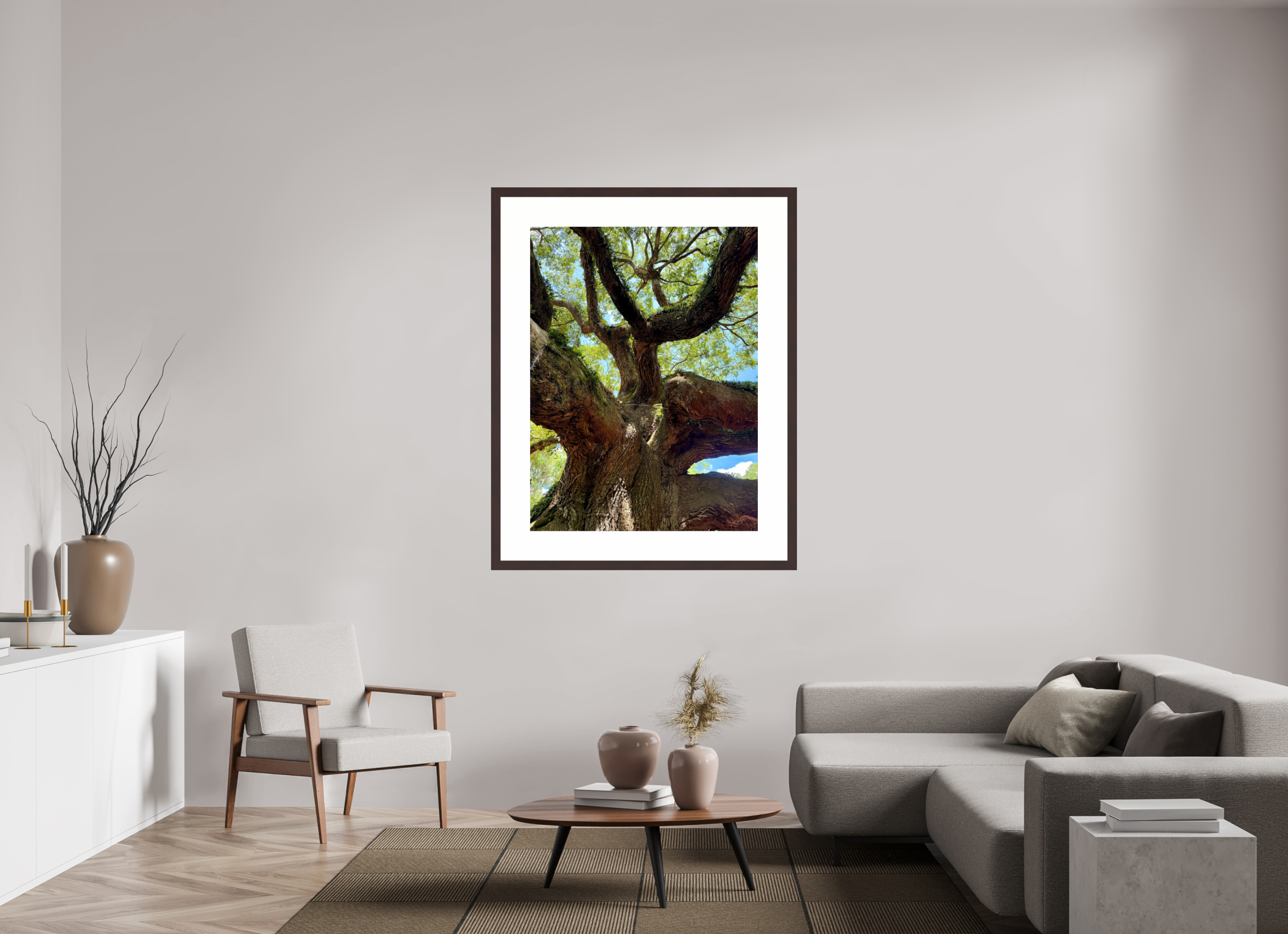 36 x 48″, Framed, Alder Brown, Color Print Angel Oak
