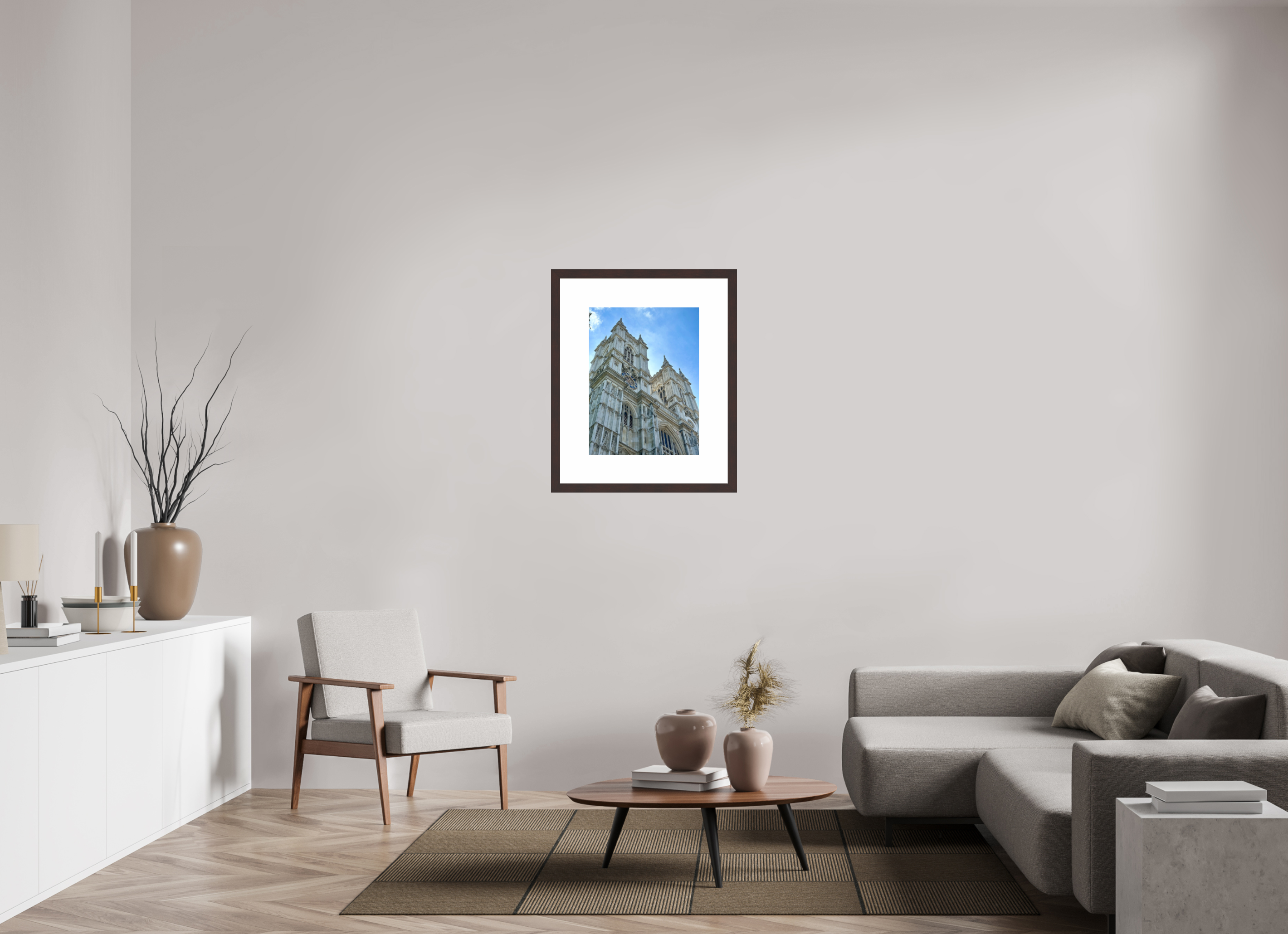 18 x 24″, Framed, Alder Brown, Color Print Westminster Abbey
