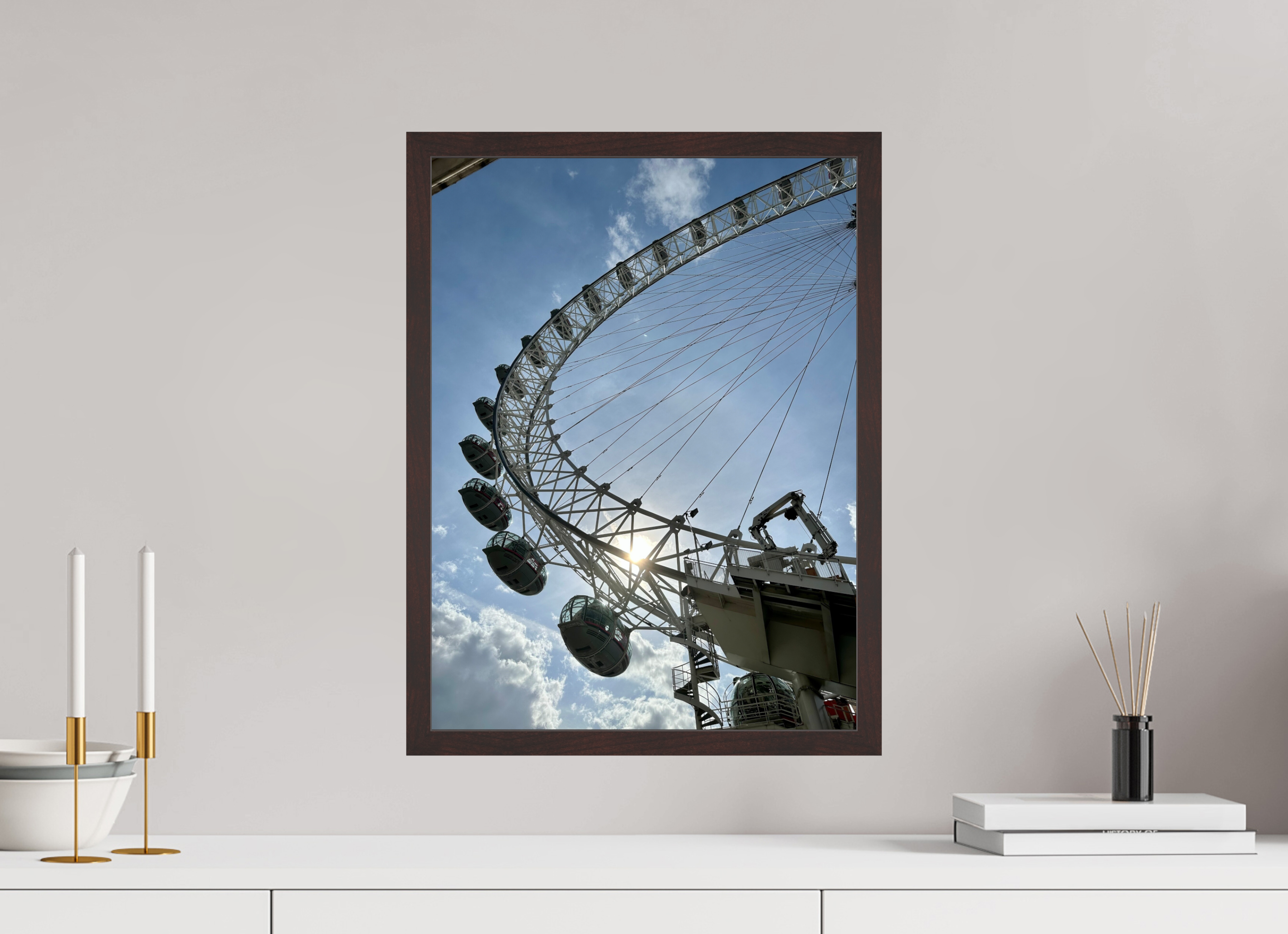 15 x 20″, ArtBox On Aluminum Dibond London Eye