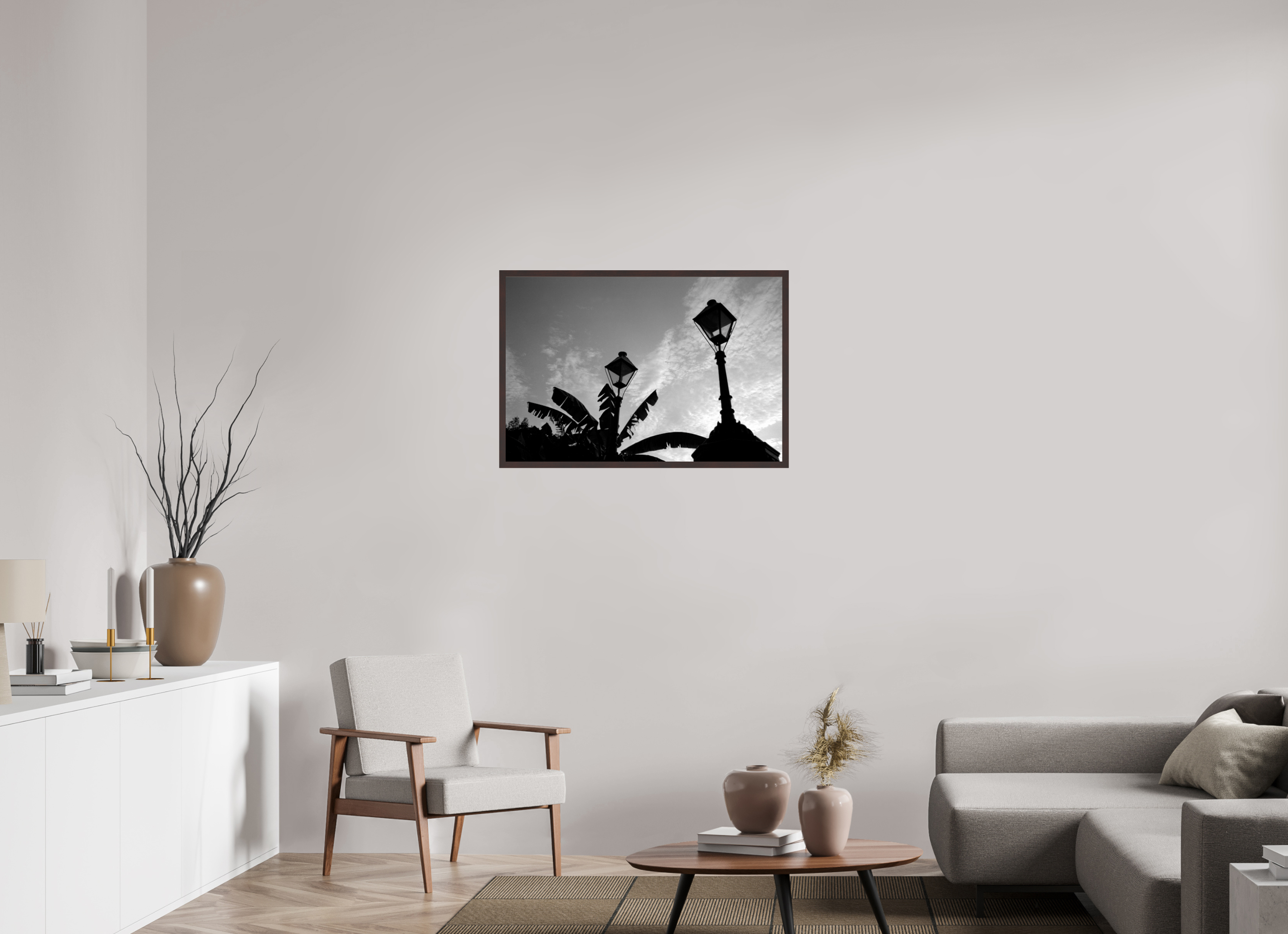 35.6 x 24″, ArtBox On Aluminum Dibond Gate Lamps