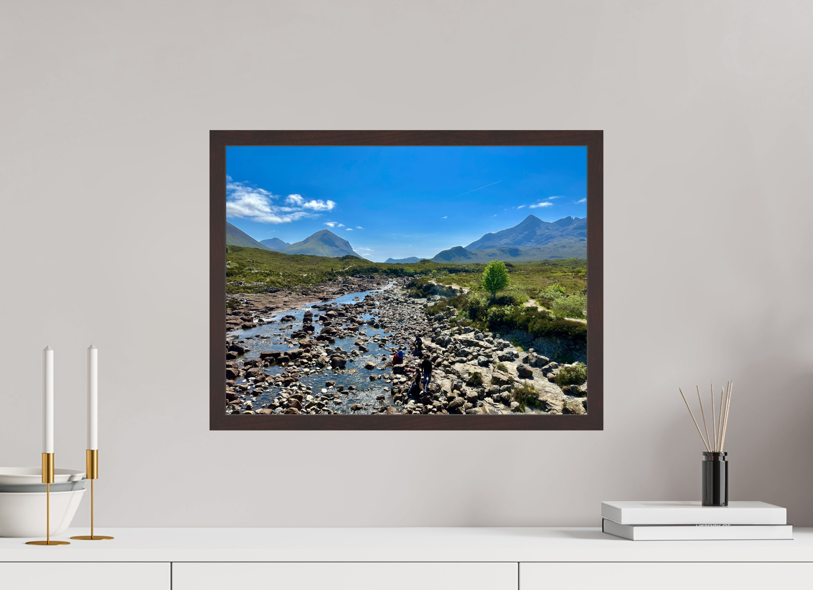 20 x 15″, ArtBox On Aluminum Dibond River Sligachan