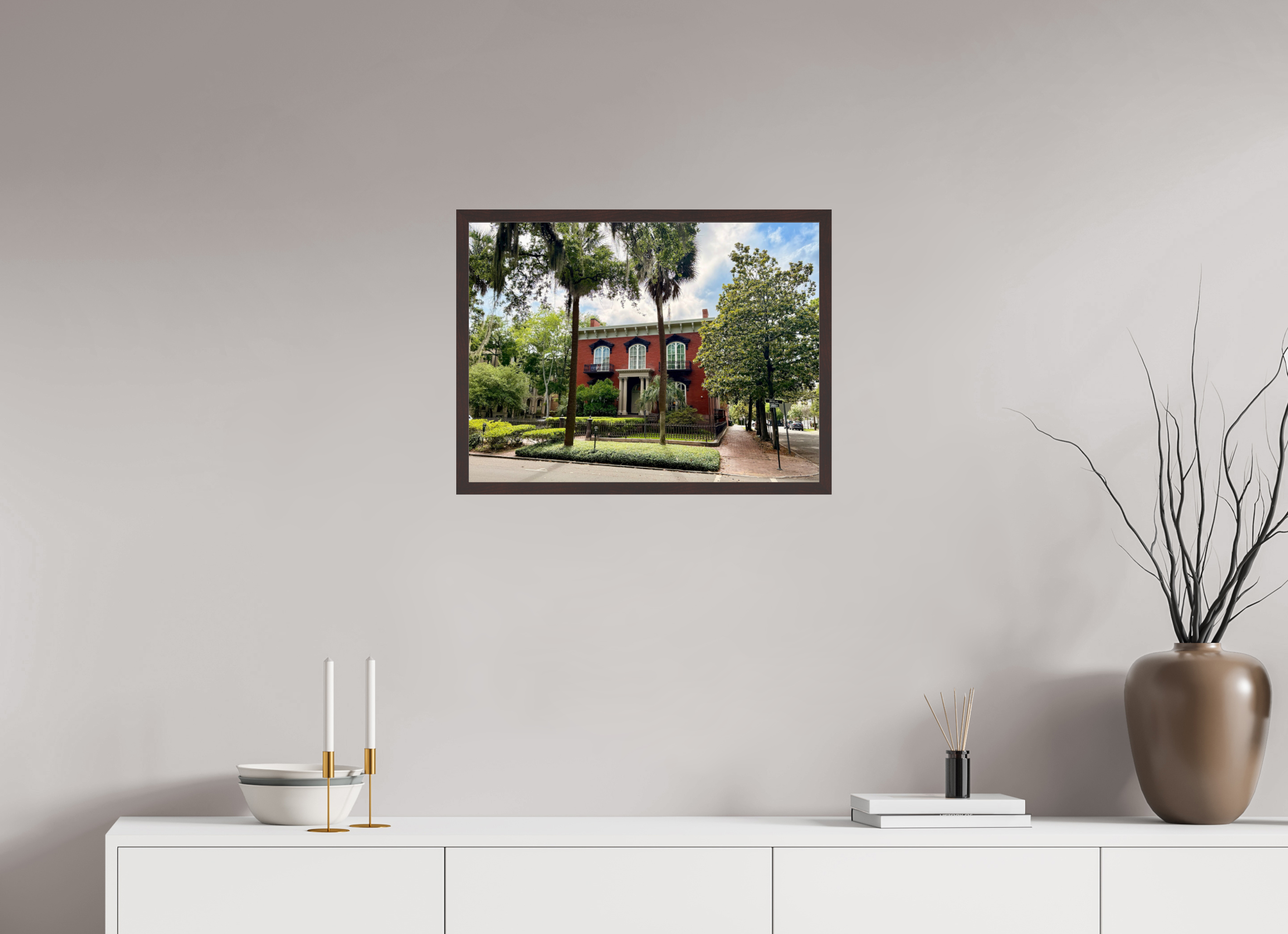 24 x 18″, ArtBox On Aluminum Dibond Mercer Williams House