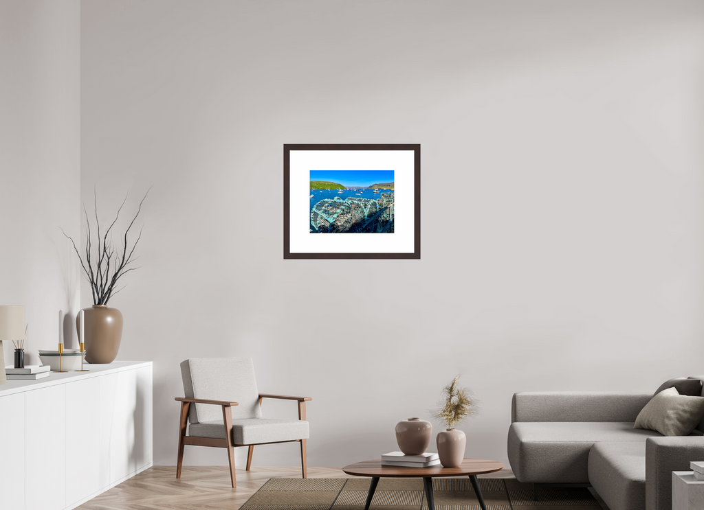 20 x 15″, Framed, Alder Brown, Color Print Crab Pots