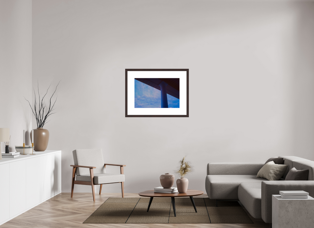 30 x 20″, Framed, Alder Brown, Color Print Moonset