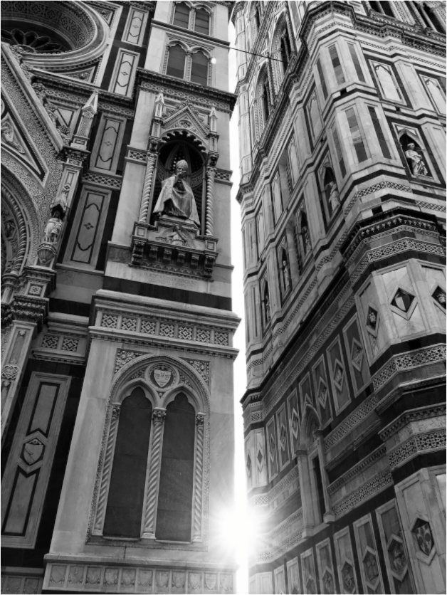 Main image Sunrise Through Cathedral and Campanile