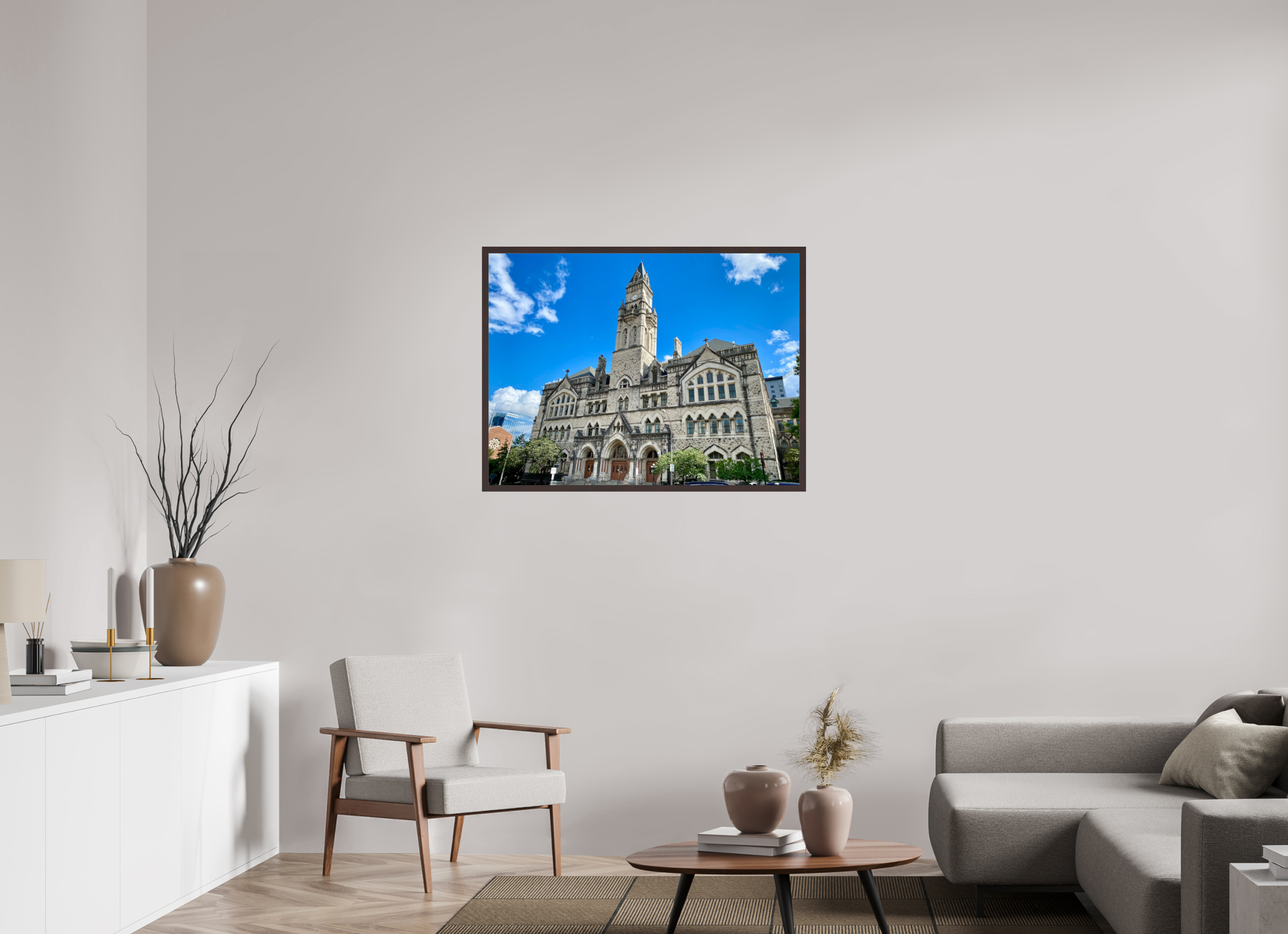 40 x 30″, ArtBox On Aluminum Dibond Nashville Customs House