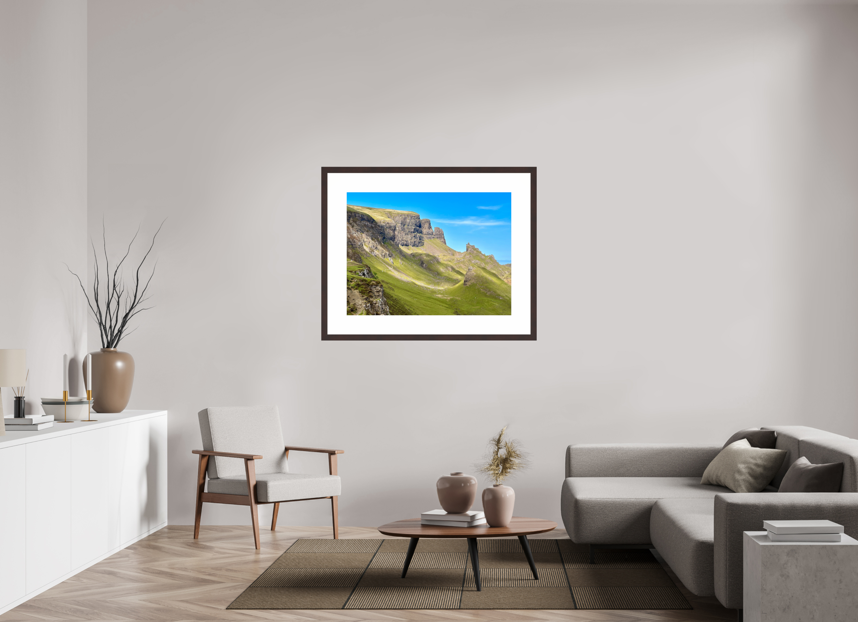 40 x 30″, Framed, Alder Brown, Color Print The Quiraing