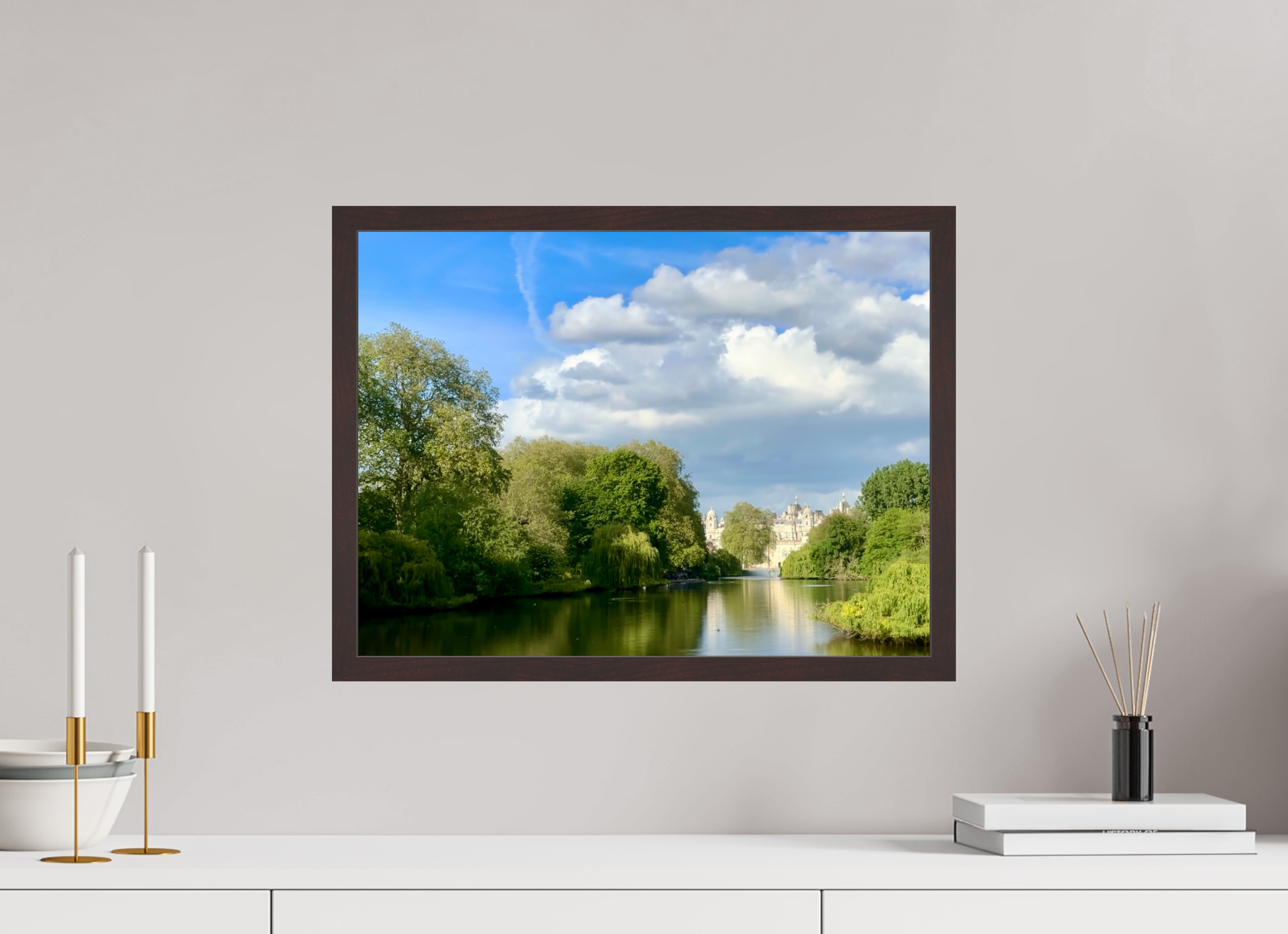 20 x 15″, ArtBox On Aluminum Dibond St. James's Park Lake