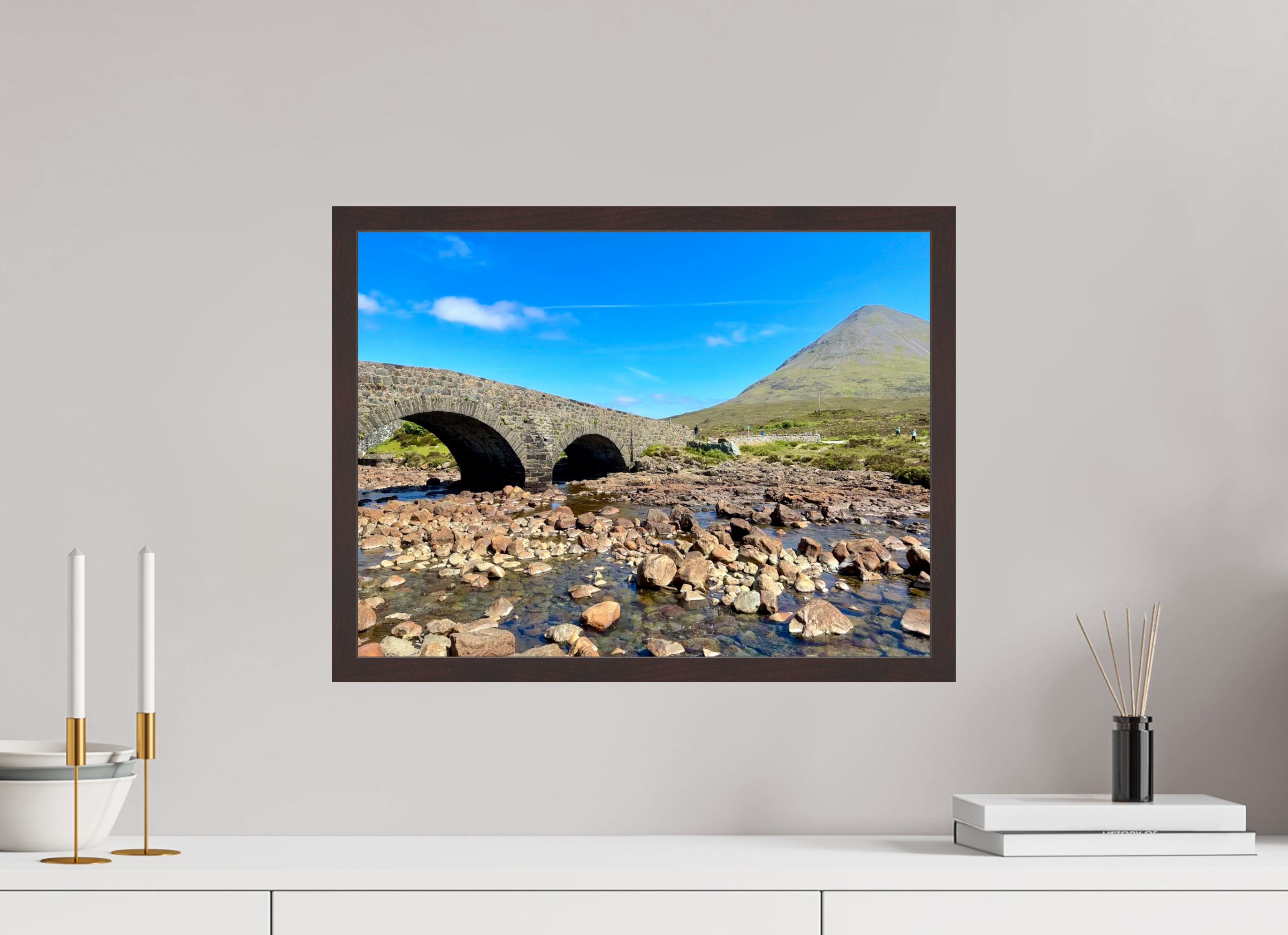 20 x 15″, ArtBox On Aluminum Dibond Sligachan Old Bridge