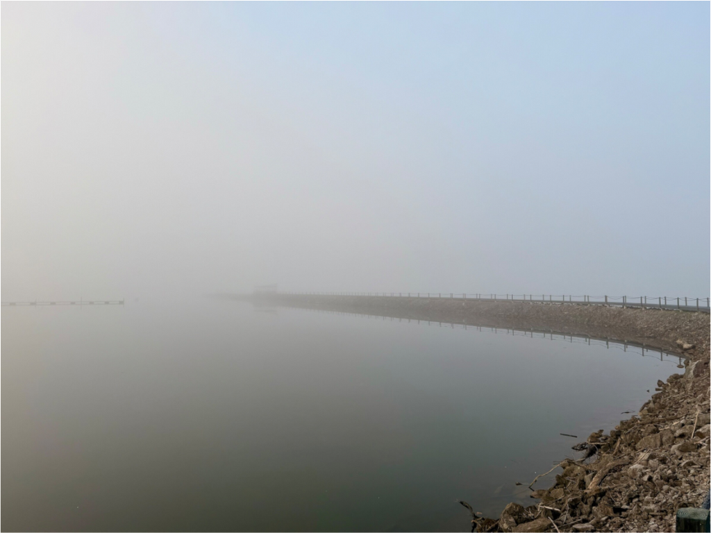 Main image Jetty Extending Into Fog
