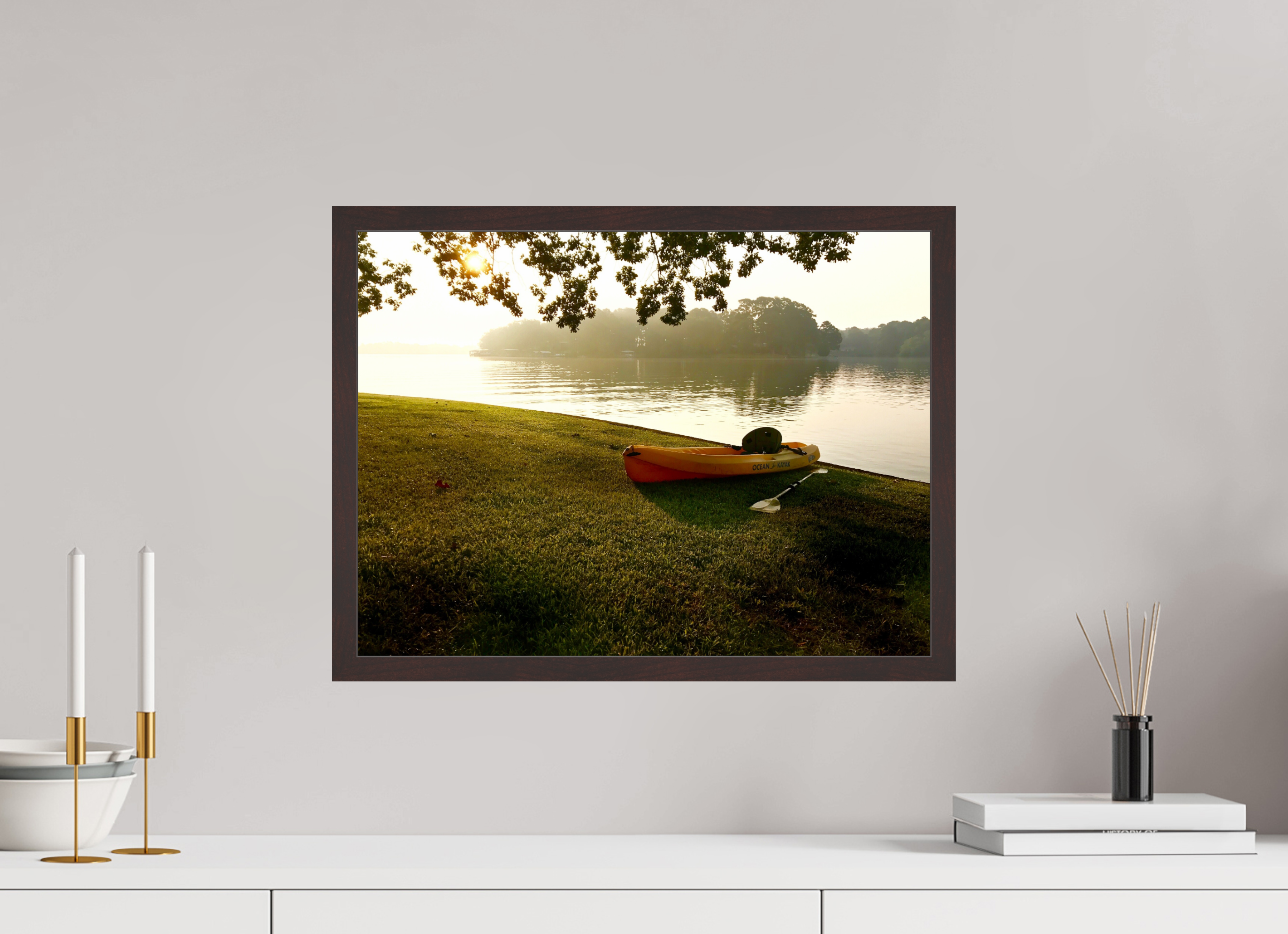 20 x 15″, ArtBox On Aluminum Dibond Kayak