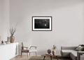 30 x 20″, Framed, Alder Brown, B&W Print Spillway