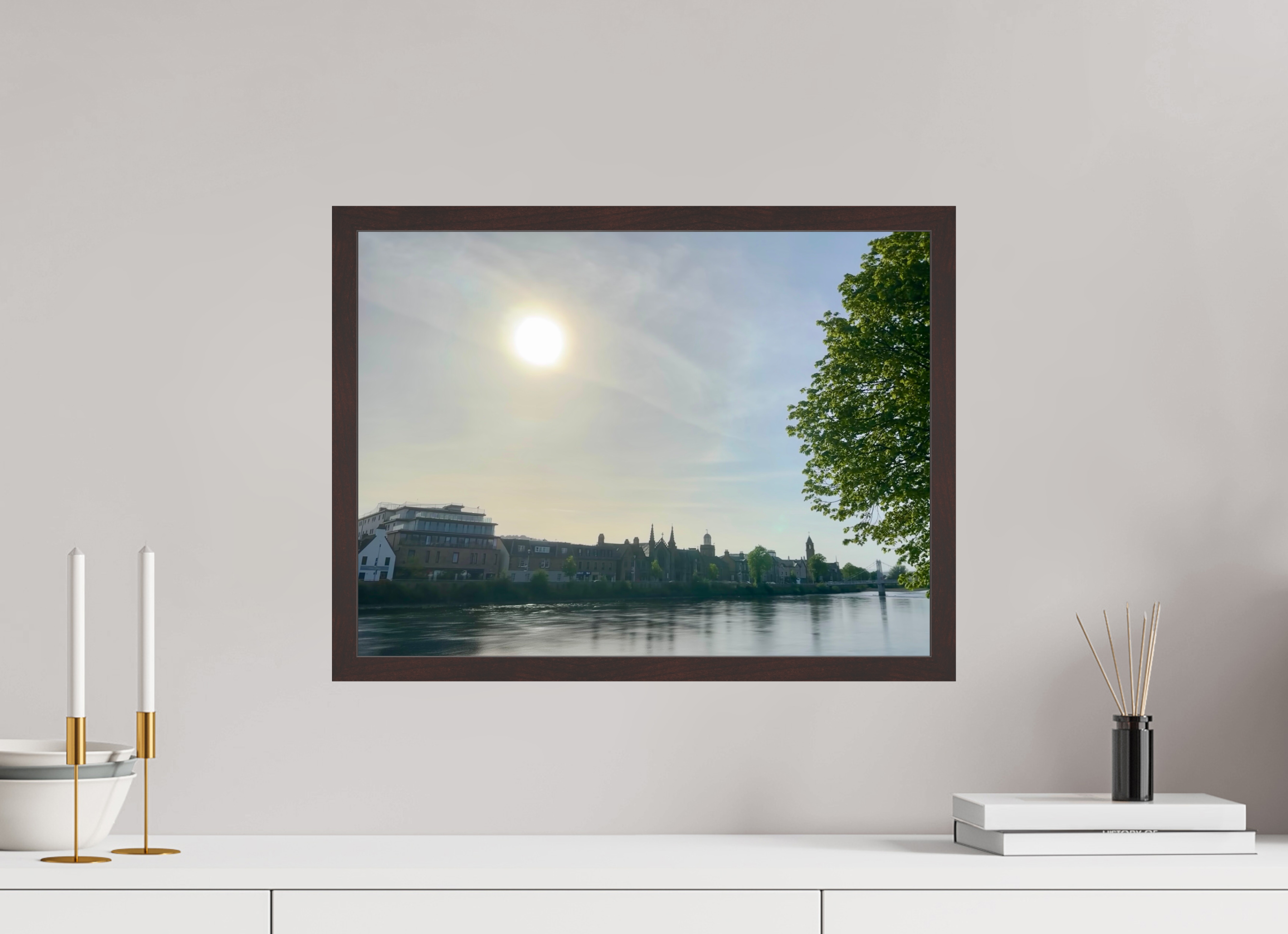 20 x 15″, ArtBox On Aluminum Dibond The River Ness