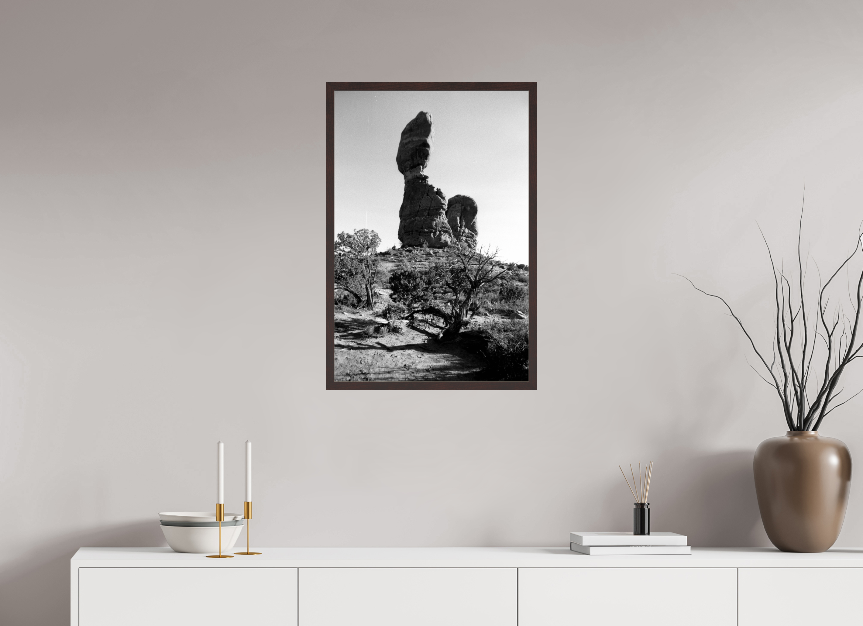 20 x 29.6″, ArtBox On Aluminum Dibond Balanced Rock