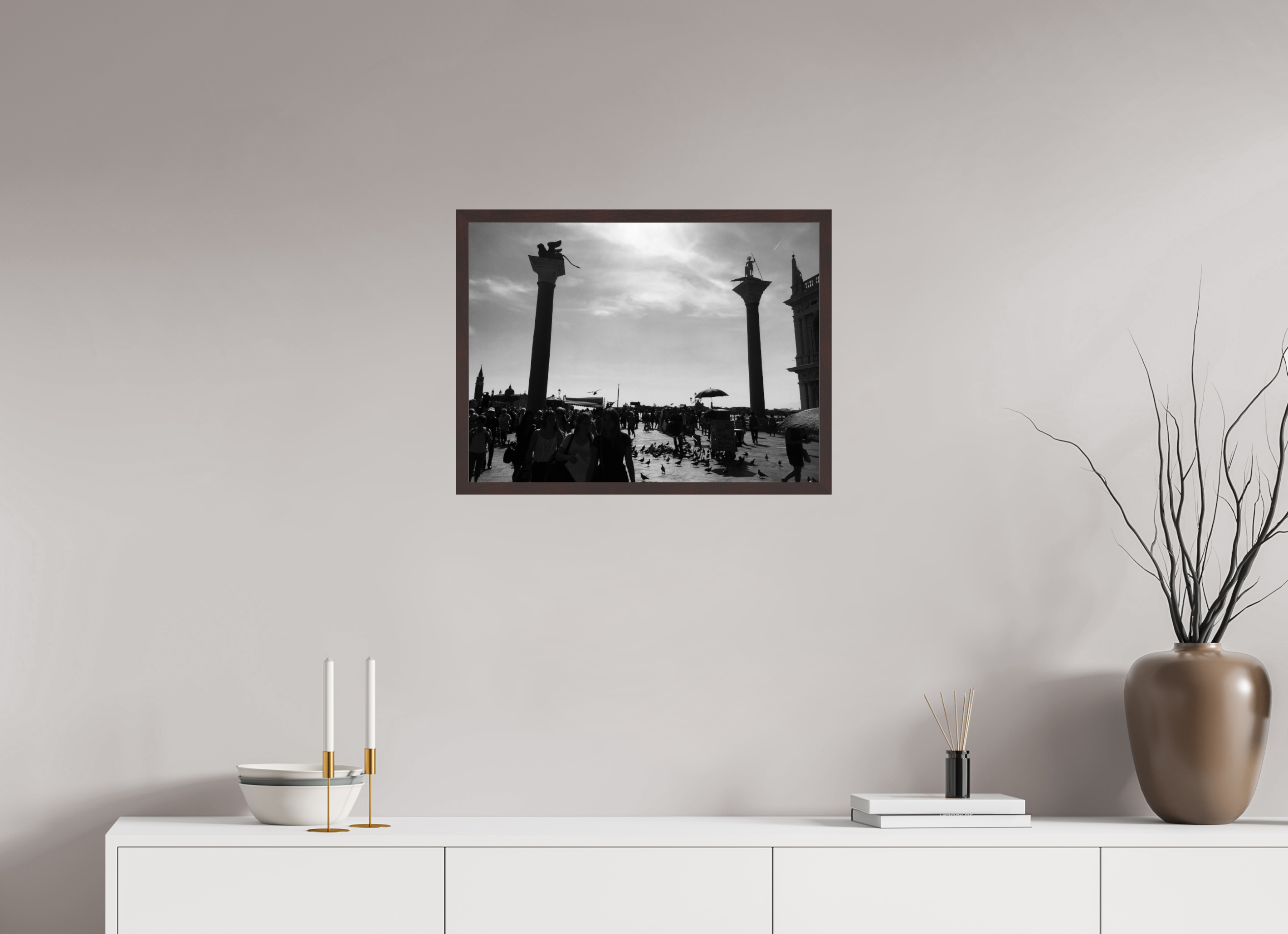 24 x 18″, ArtBox On Aluminum Dibond Piazzette San Marco