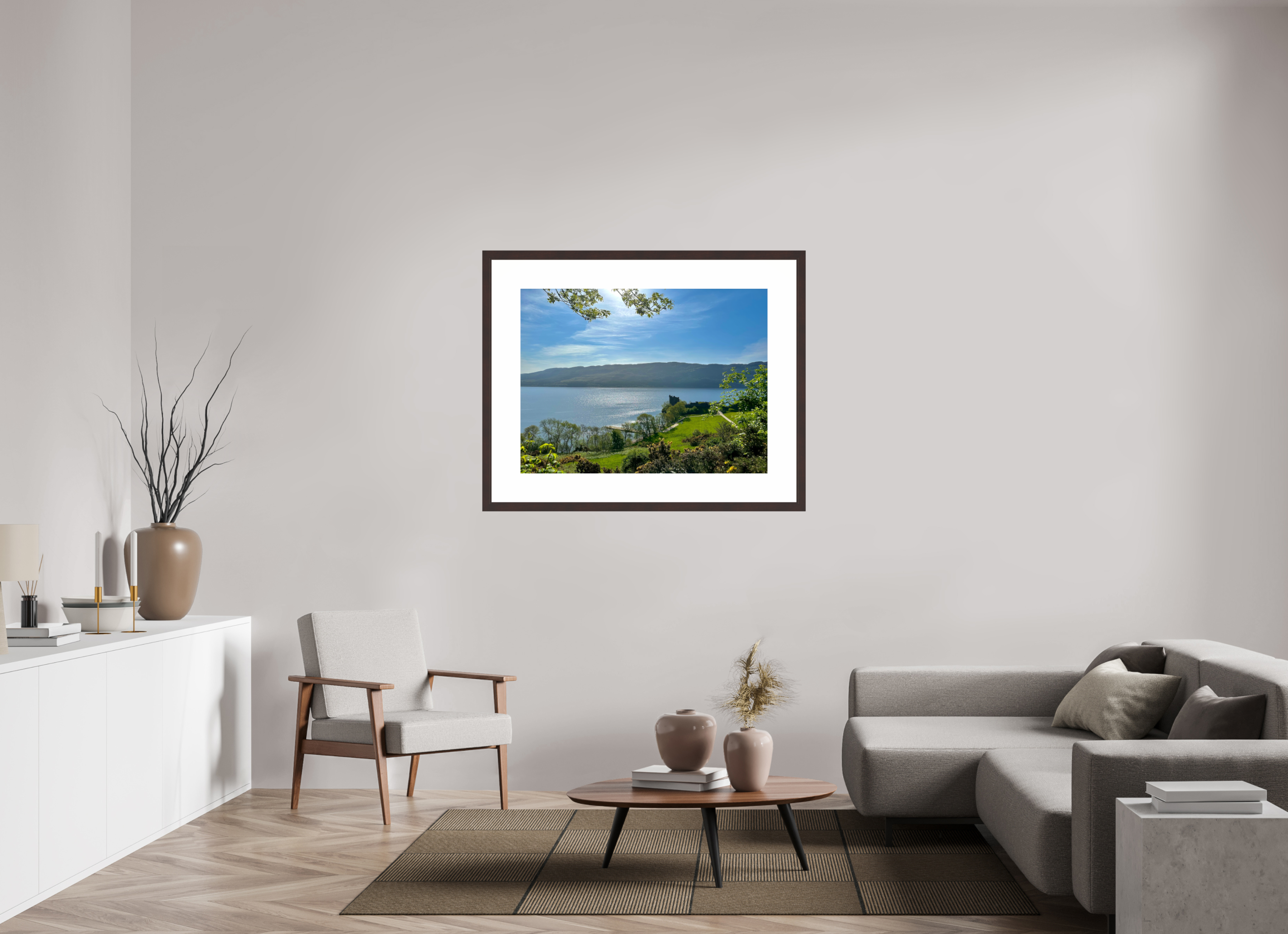 40 x 30″, Framed, Alder Brown, Color Print Loch Ness