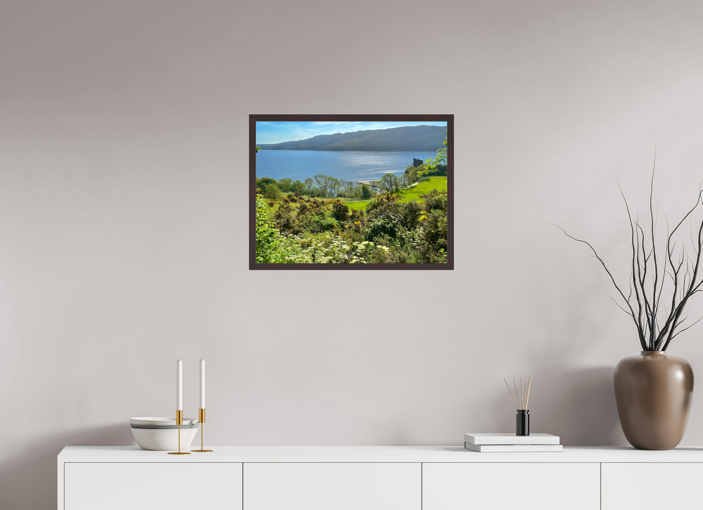 24 x 18″, ArtBox On Aluminum Dibond Loch Ness