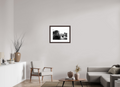 20 x 15″, Framed, Alder Brown, B&W Print Near Ponte Cavour