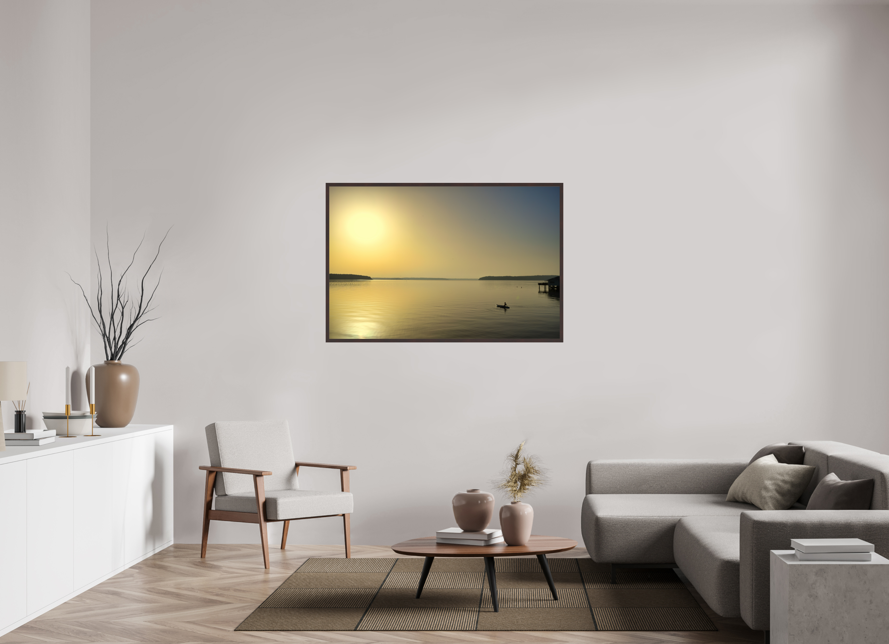 54 x 36″, ArtBox On Aluminum Dibond Paddleboarder