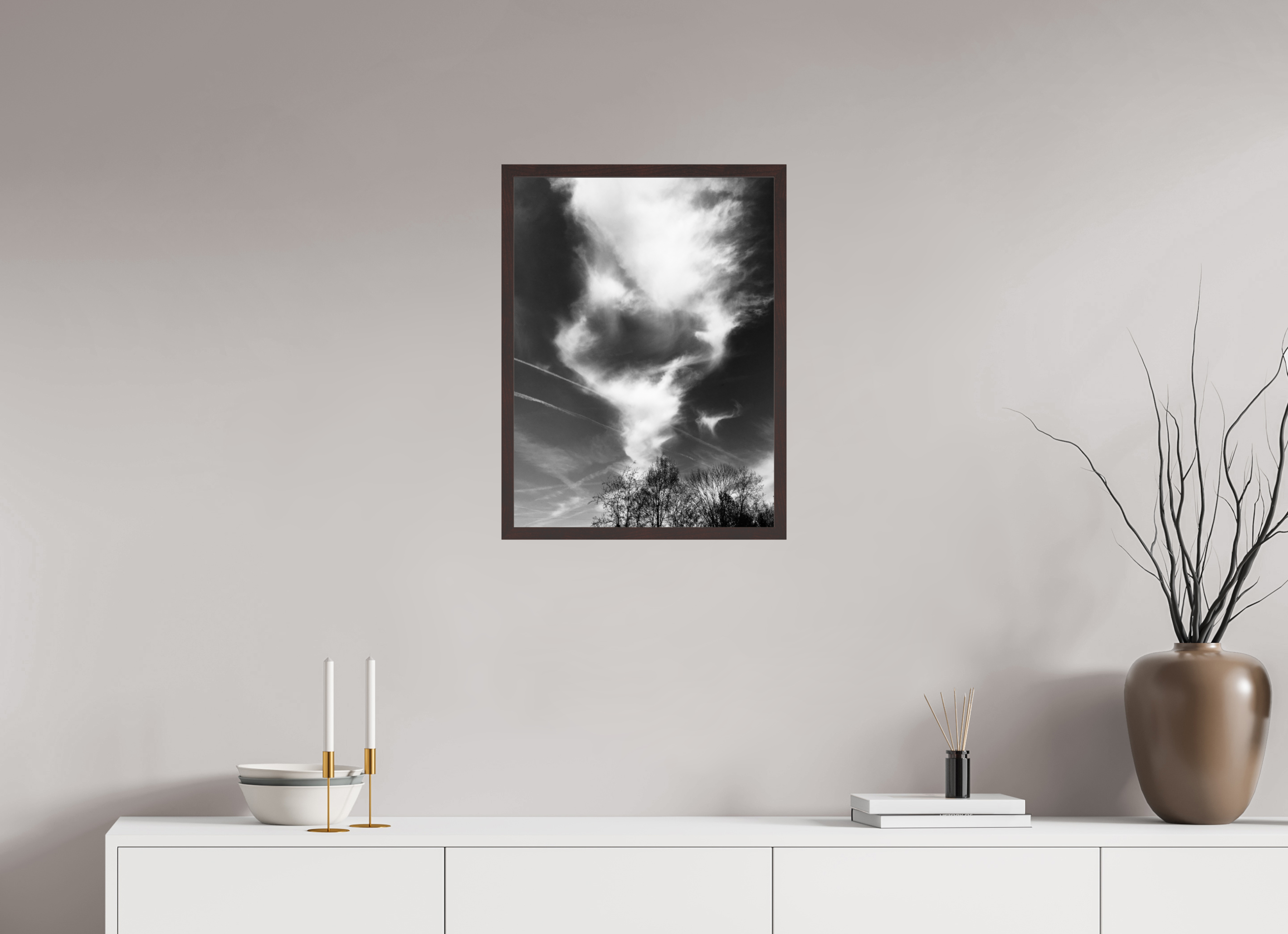 18 x 24″, ArtBox On Aluminum Dibond Clouds