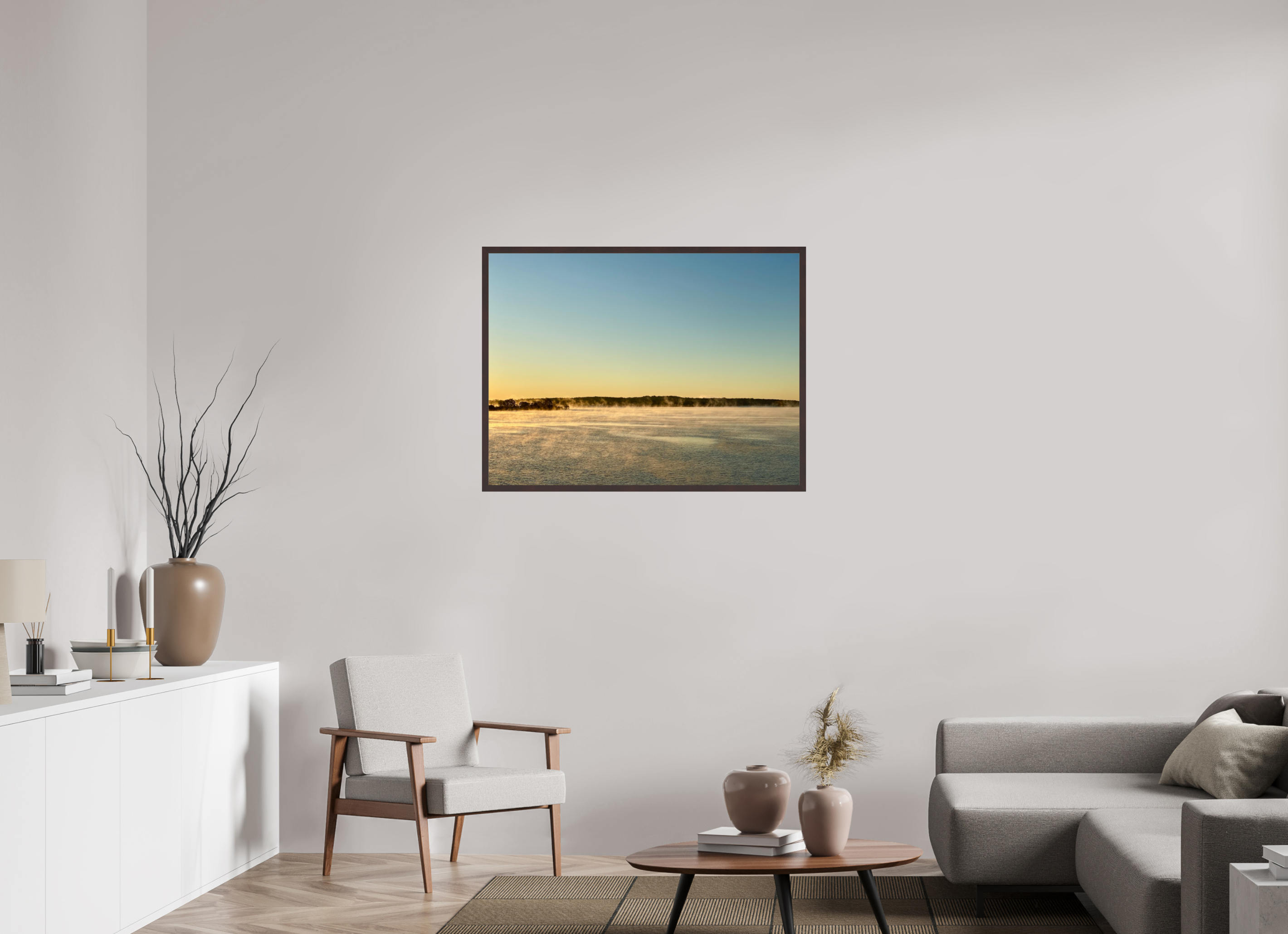 40 x 30″, ArtBox On Aluminum Dibond Sunrise, Percy Priest Lake