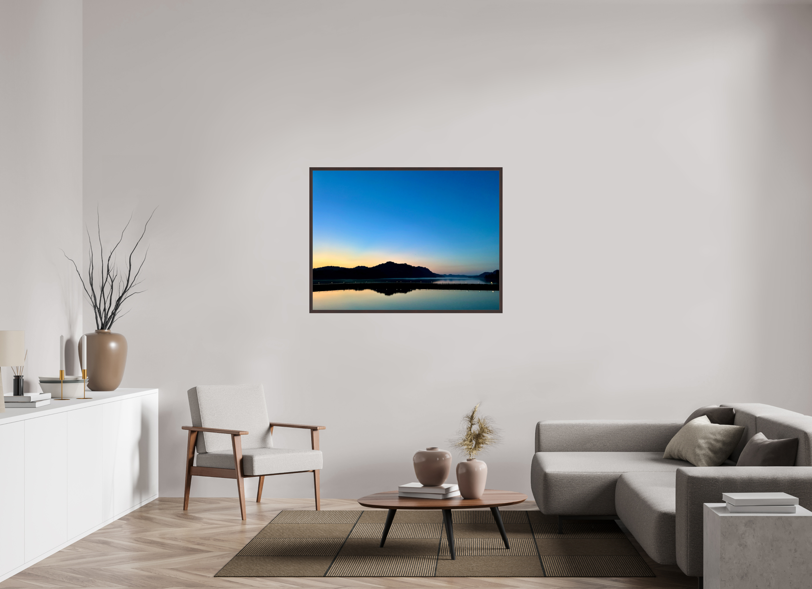 48 x 36″, ArtBox On Aluminum Dibond Dusk, Cordell Hull Reservoir (View 2)
