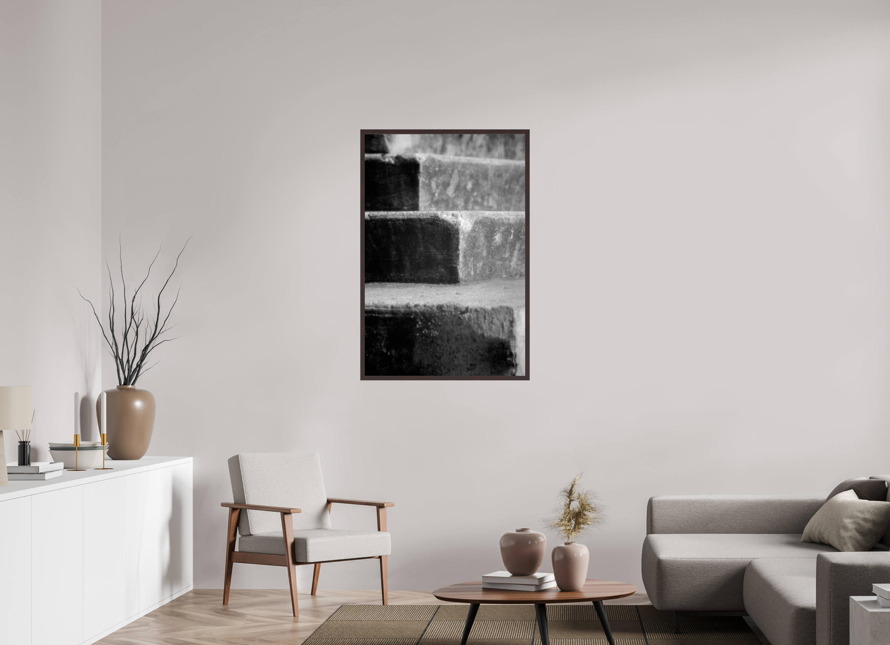 30 x 45″, ArtBox On Aluminum Dibond Steps