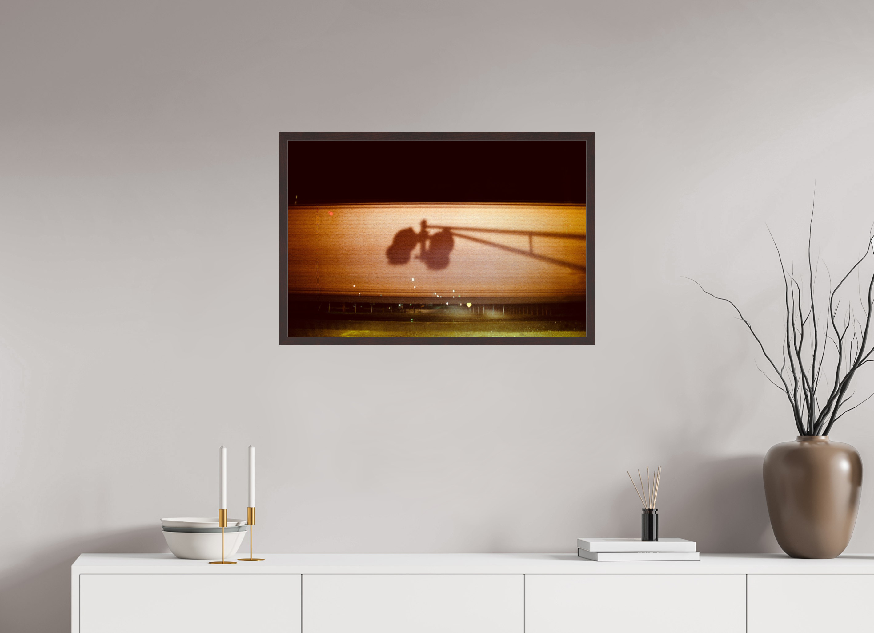 30 x 20″, ArtBox On Aluminum Dibond Ghost Train