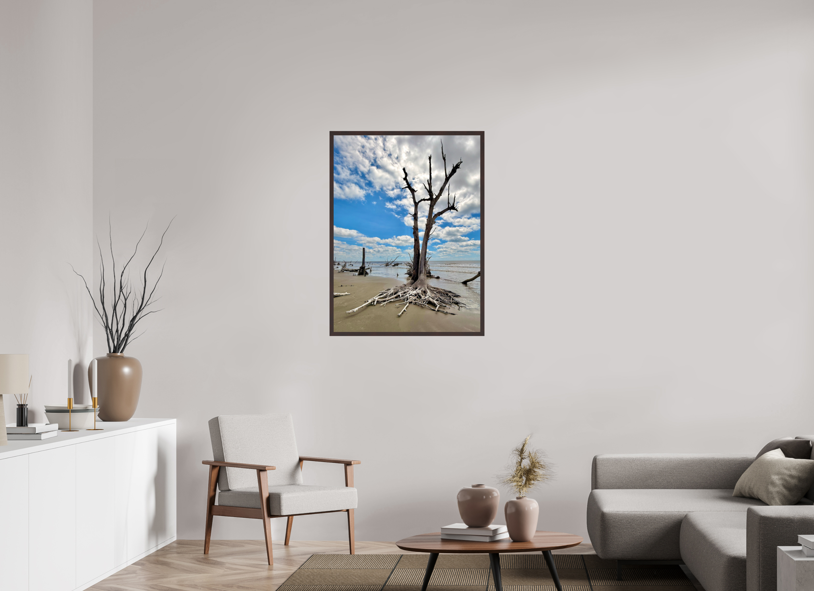 30 x 40″, ArtBox On Aluminum Dibond Tree at Capers Island