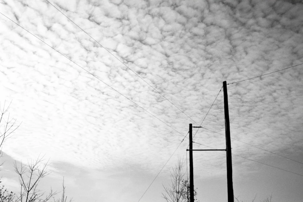 Lines Under a Blanket of Clouds